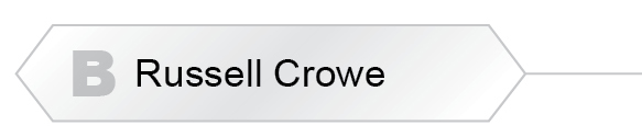 The Answer Is B -  Russell Crowe