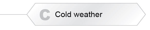 The Answer Is C - Cold weather