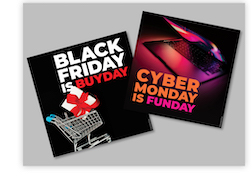 Infographic - Black Friday BUYDAY - Cyber Monday FUNDAY