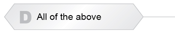 The Answer Is D - All of the above