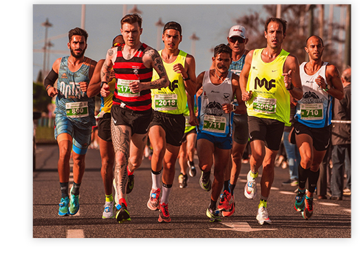 Photo of a Marathon Runners heading towards the camera - Download Images to View